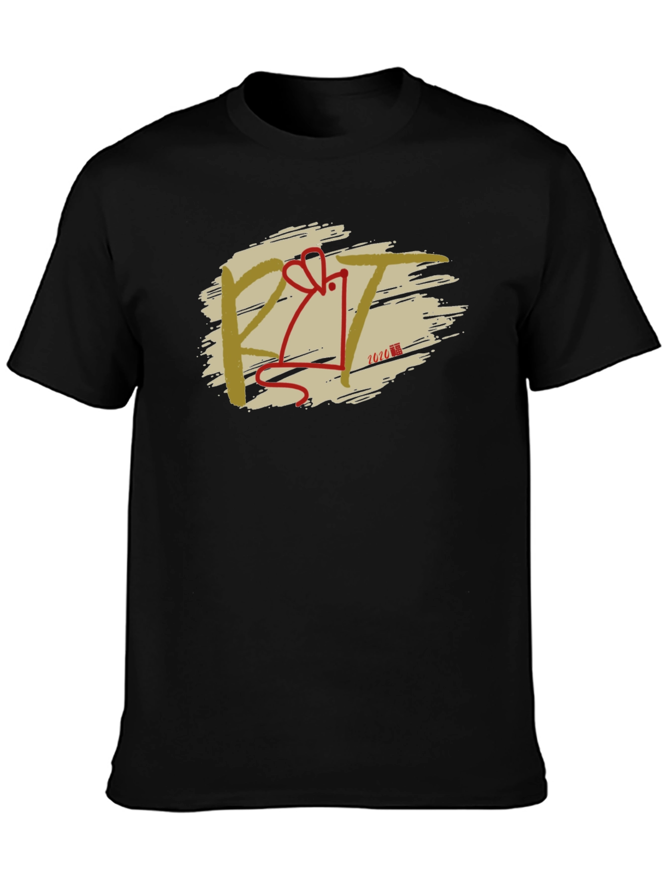 Year of the Rat T-Shirt - Black Cotton Tee