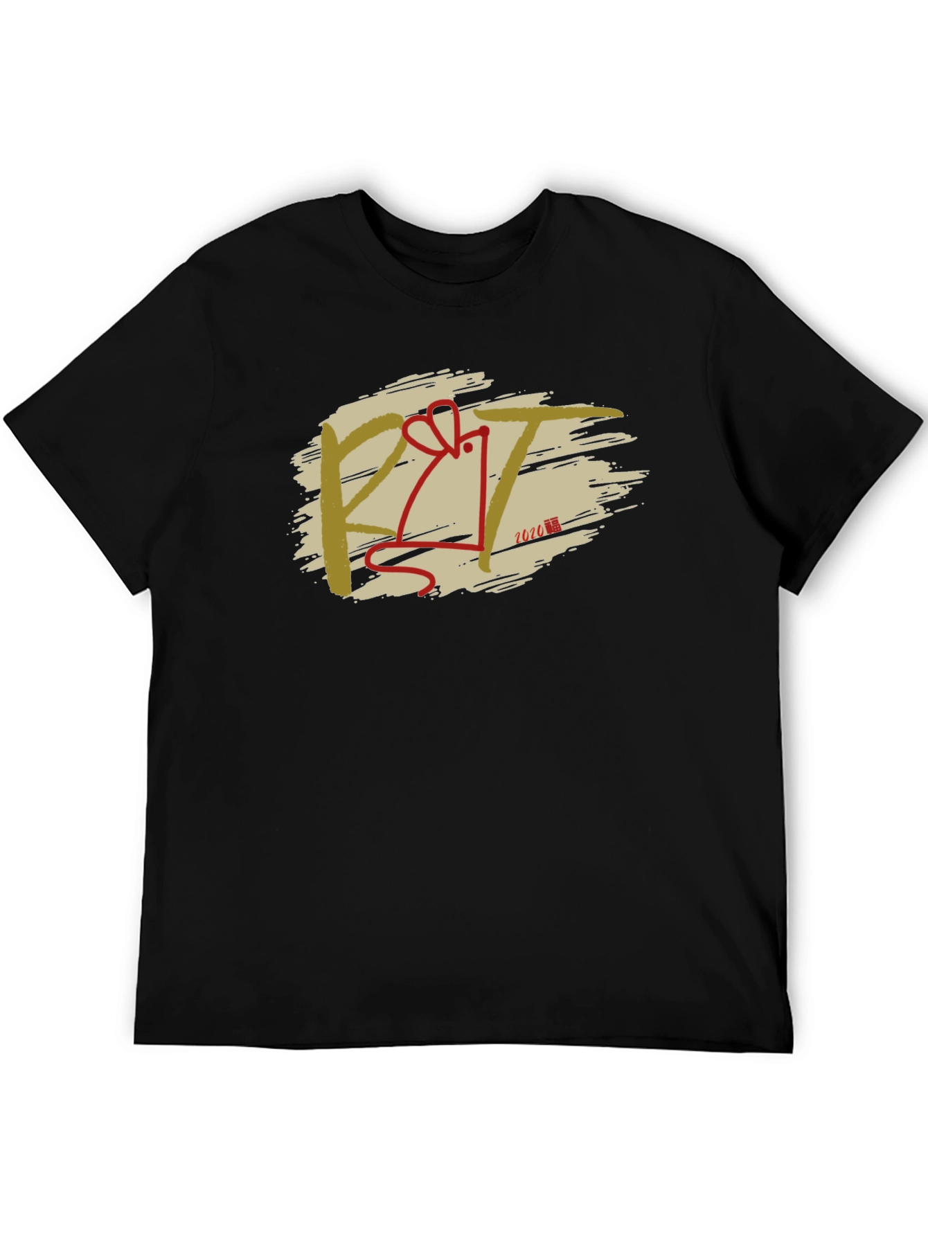 Year of the Rat T-Shirt - Black Cotton Tee