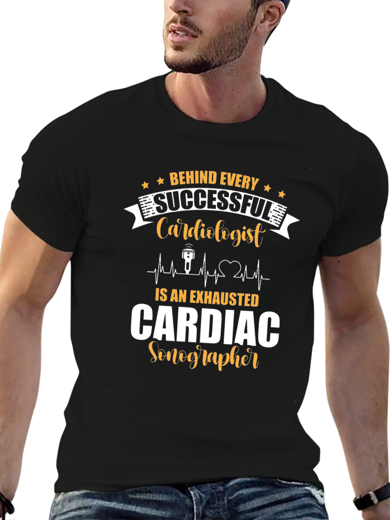 Cardiologist/Sonographer Graphic T-Shirt