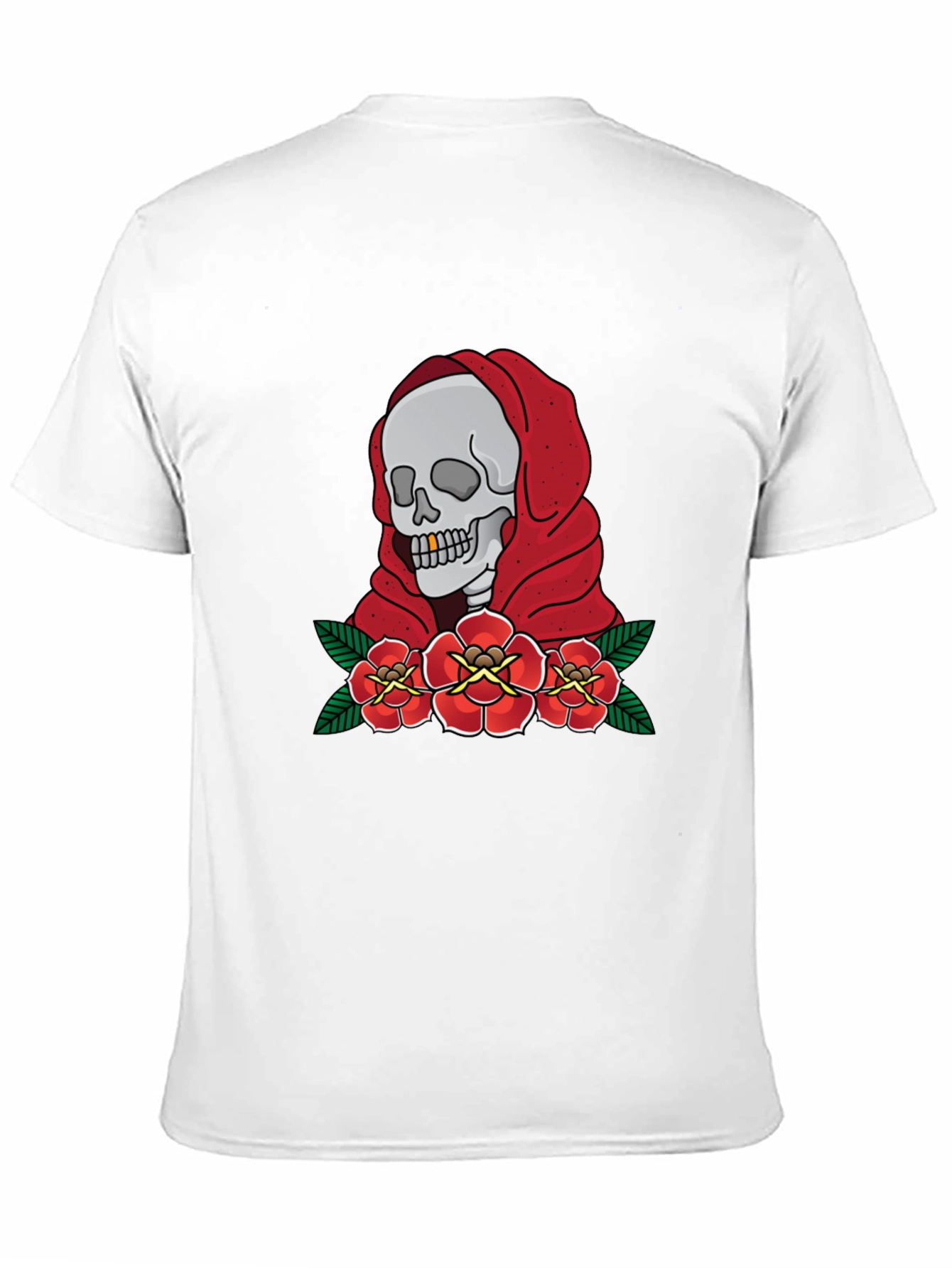Skull & Roses Graphic T-Shirt