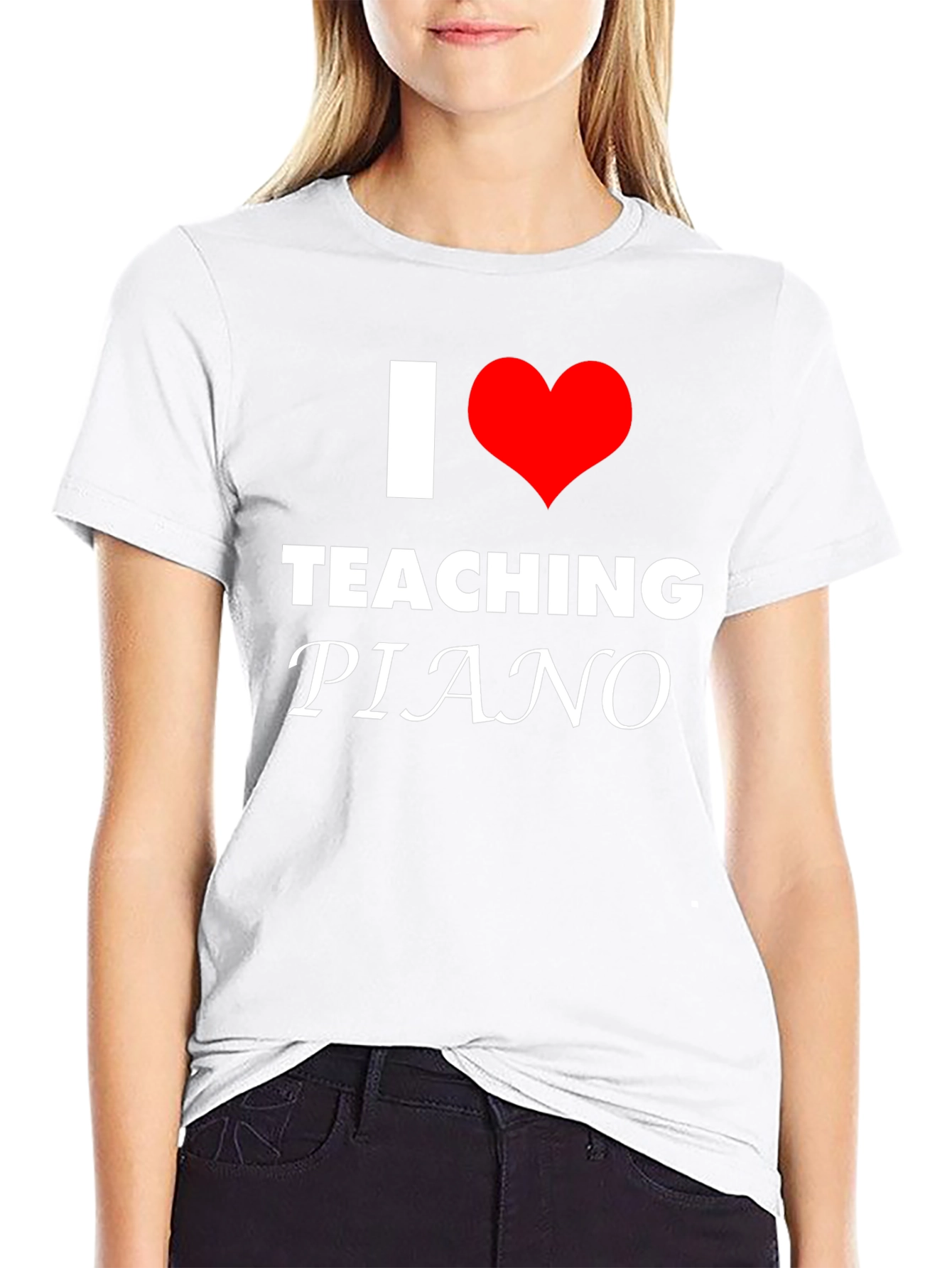 I Love Teaching Piano T-Shirt