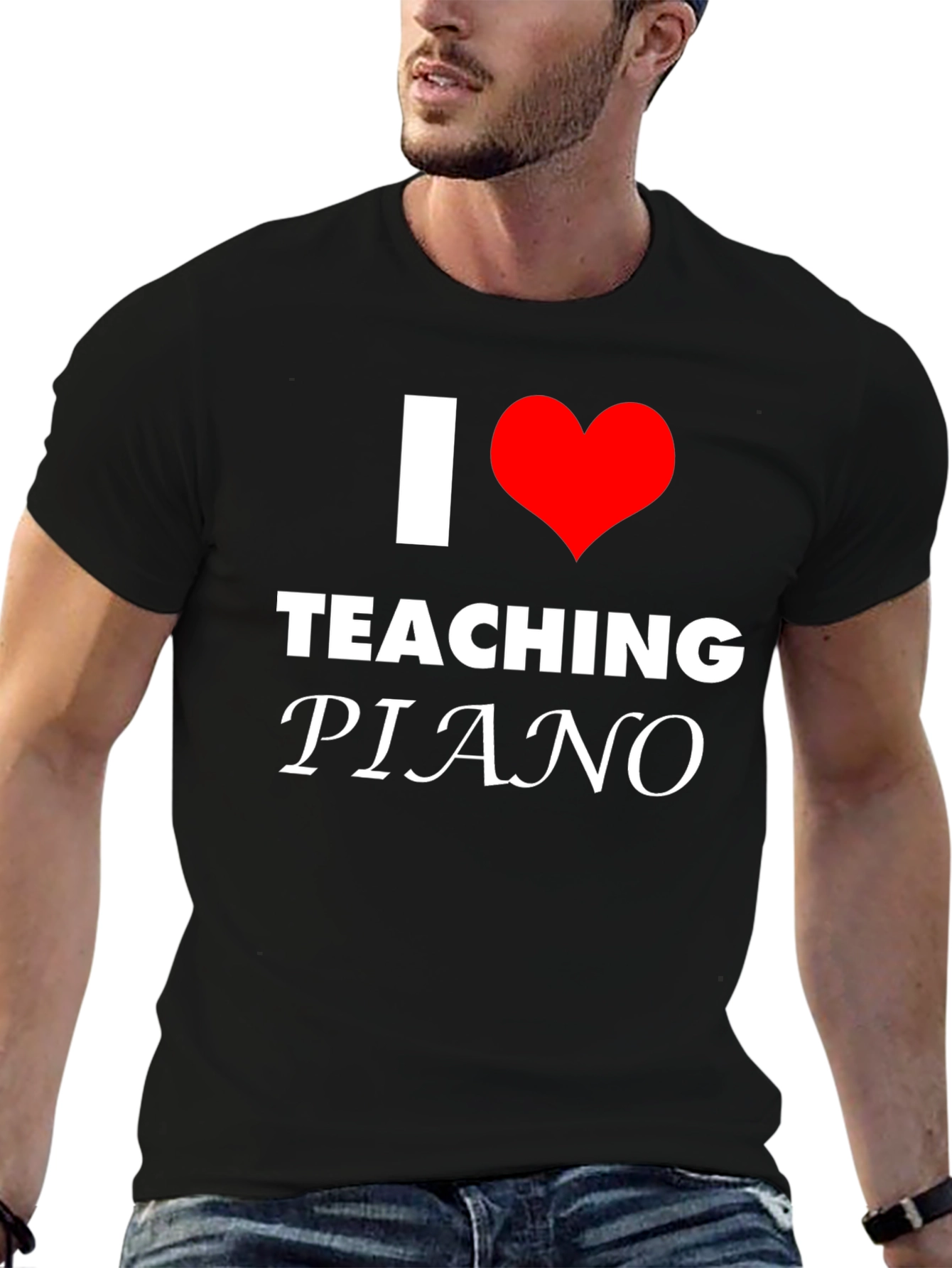 I Love Teaching Piano T-Shirt