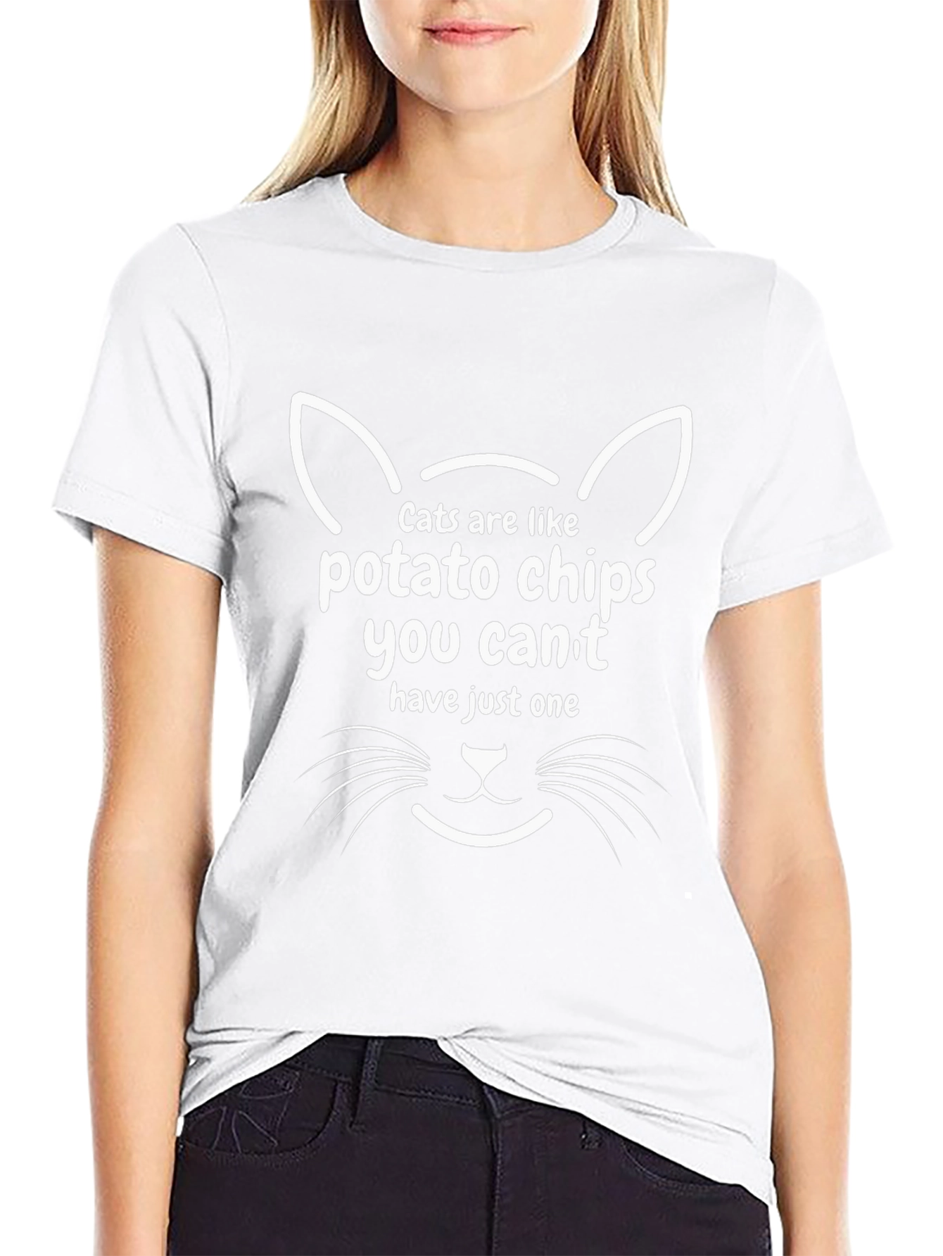 Cat Potato Chips Graphic Tee