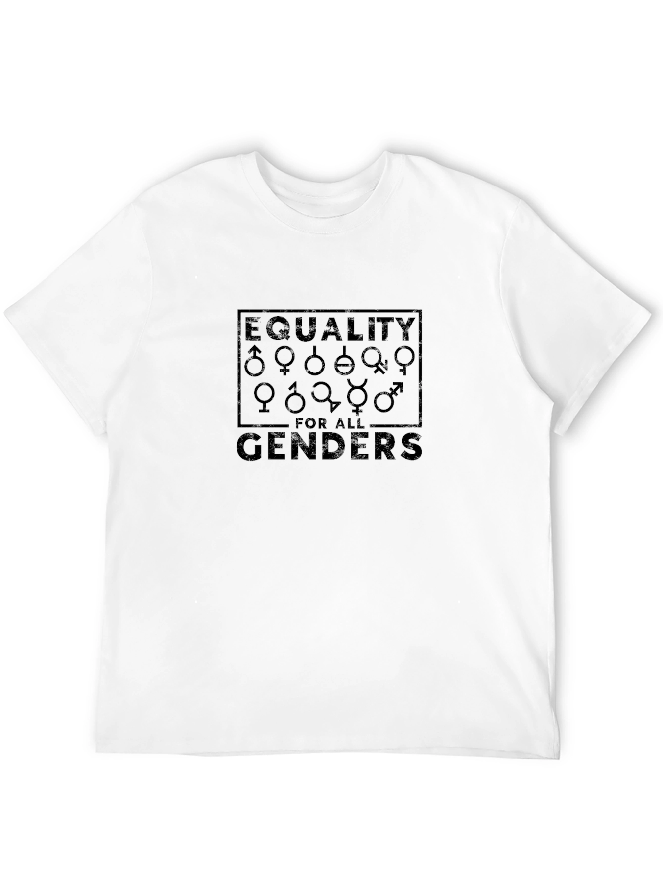 Equality for All Genders Black Graphic Tee