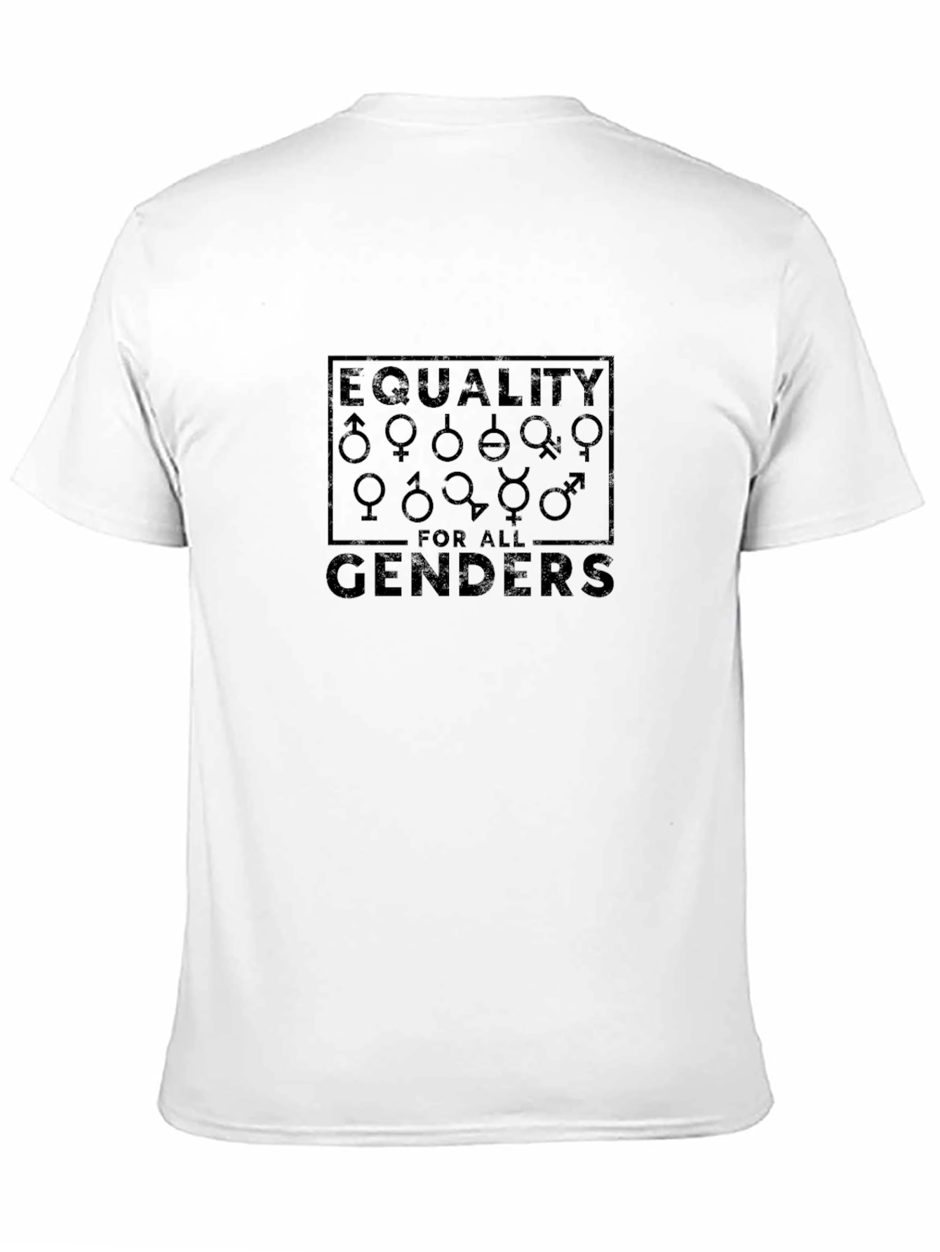 Equality for All Genders Black Graphic Tee