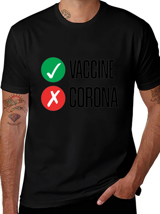 Vaccine Corona T-Shirt - Stylish Graphic Tee