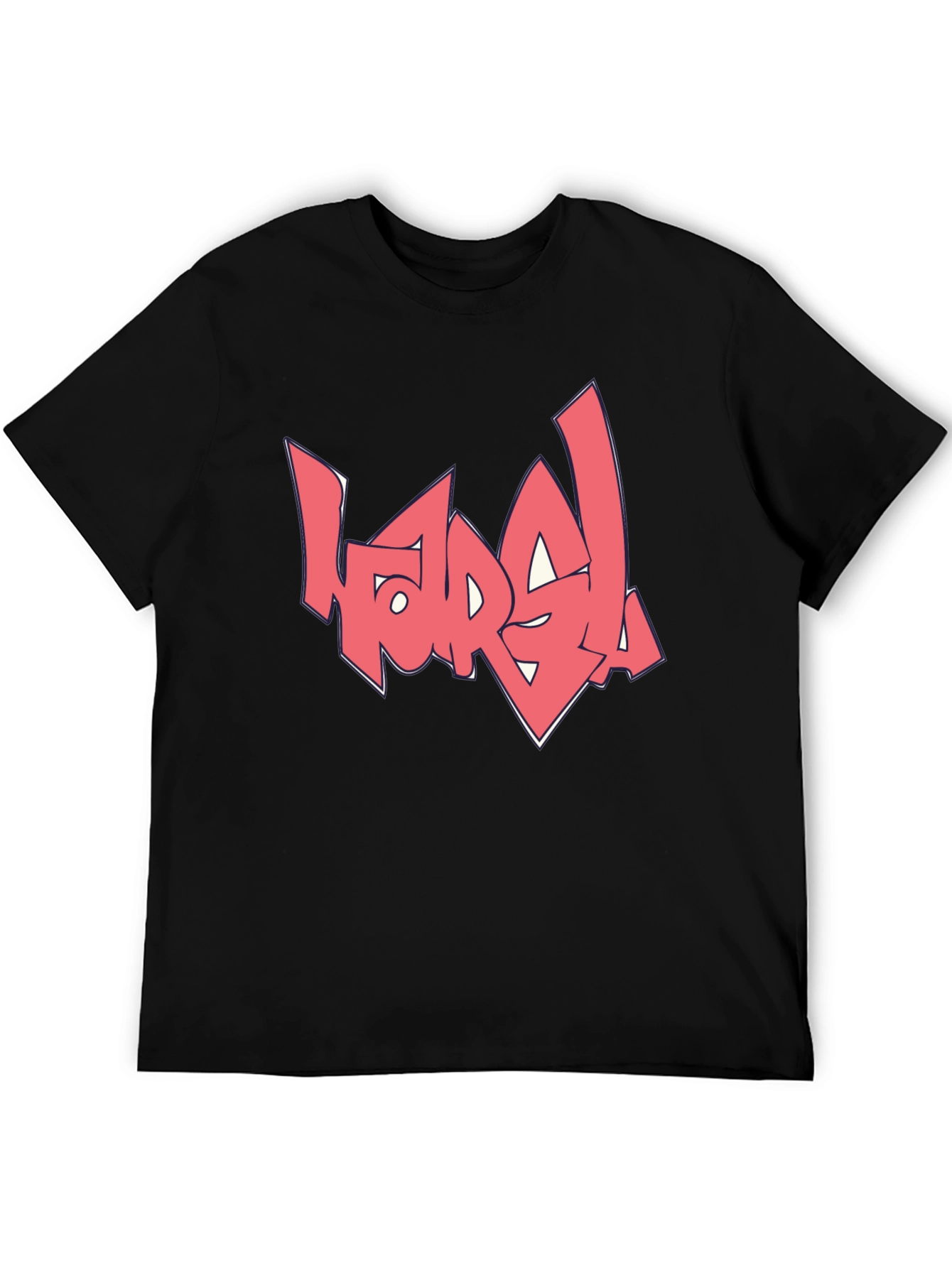 Edgy Graphic Tee - Urban Style Black T-Shirt