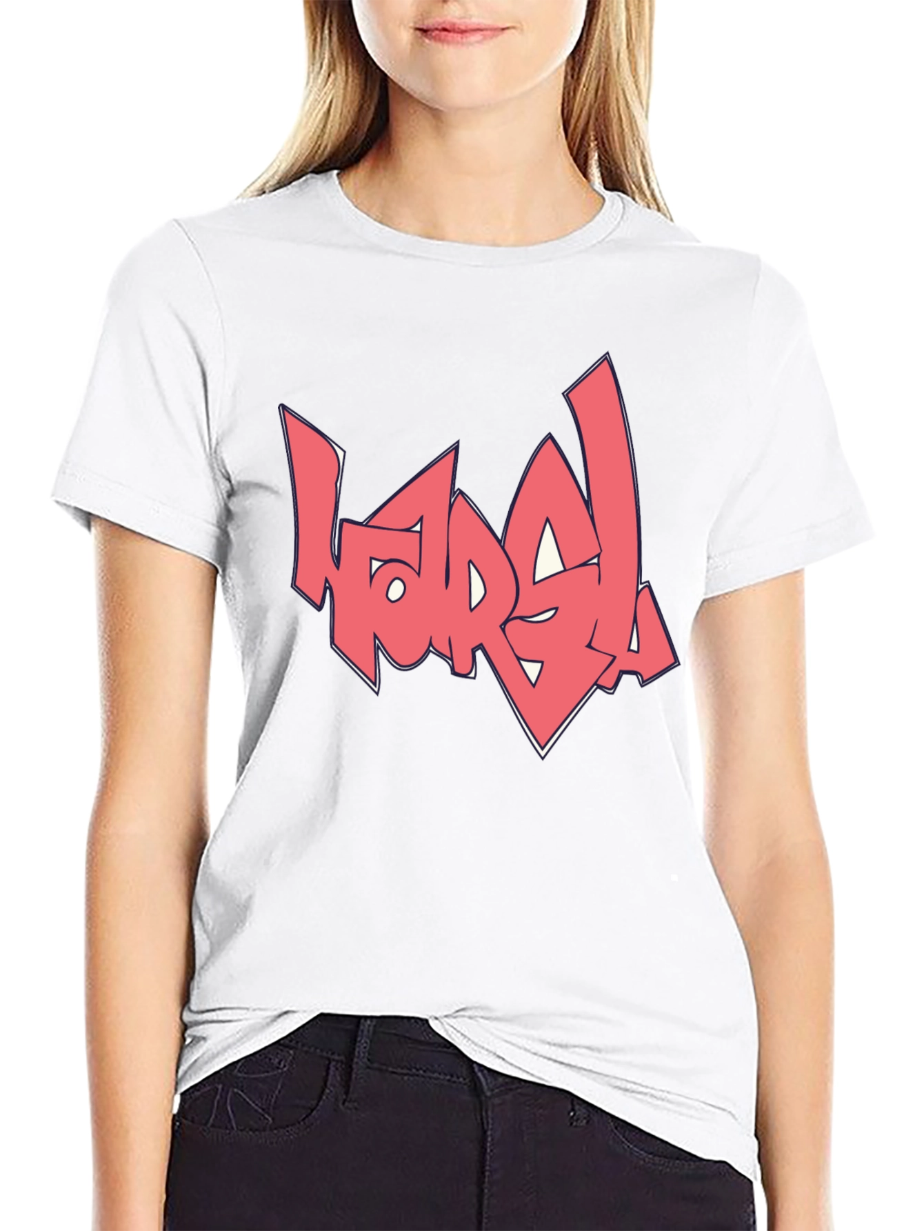 Edgy Graphic Tee - Urban Style Black T-Shirt