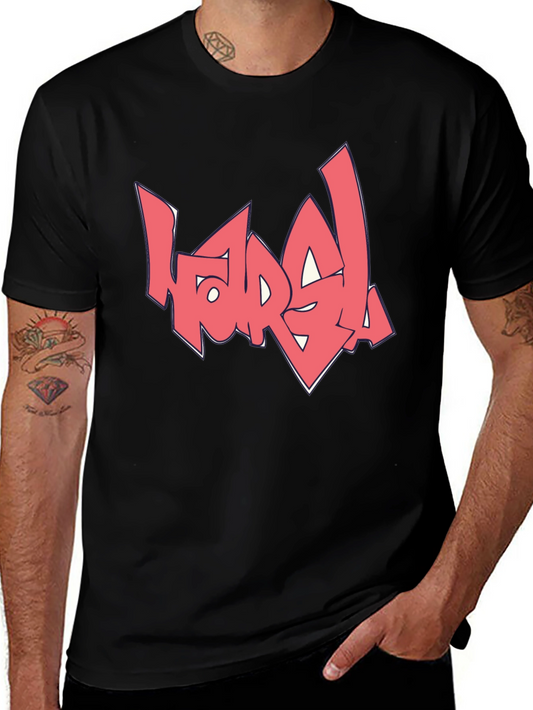 Edgy Graphic Tee - Urban Style Black T-Shirt