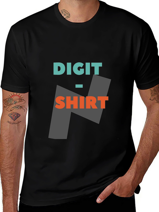 Digit-Shirt Graphic Tee - Modern Casual Wear