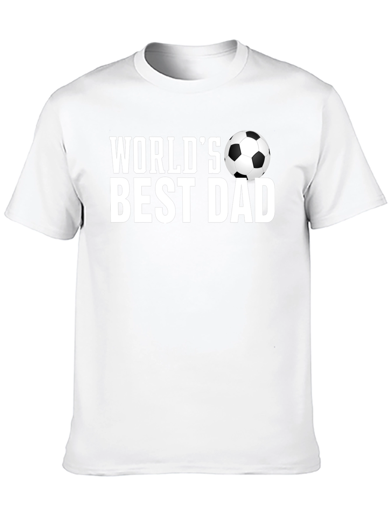 Worlds Best Dad Soccer Ball T-Shirt