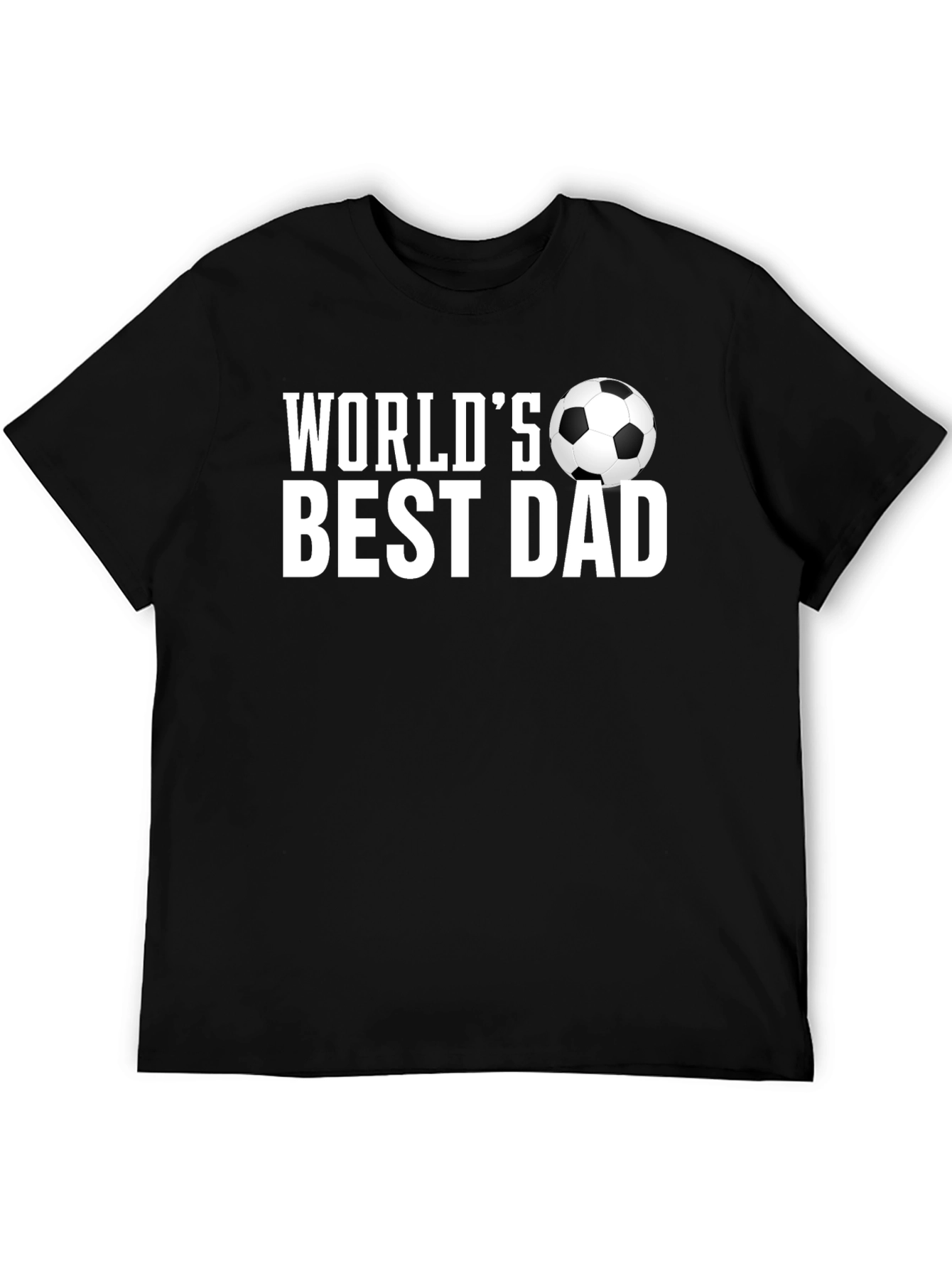 Worlds Best Dad Soccer Ball T-Shirt