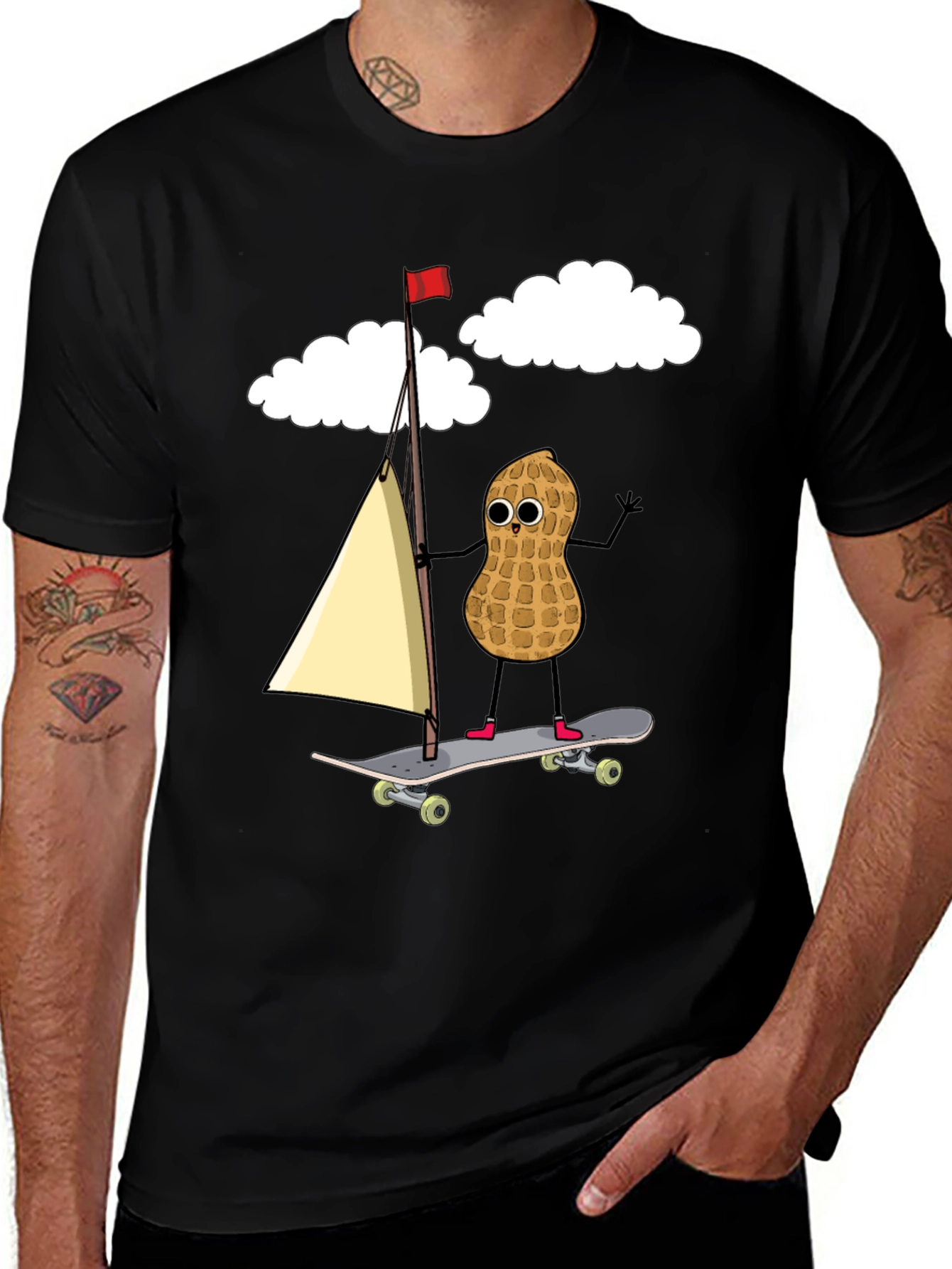 Peanut Skateboarder Graphic Tee