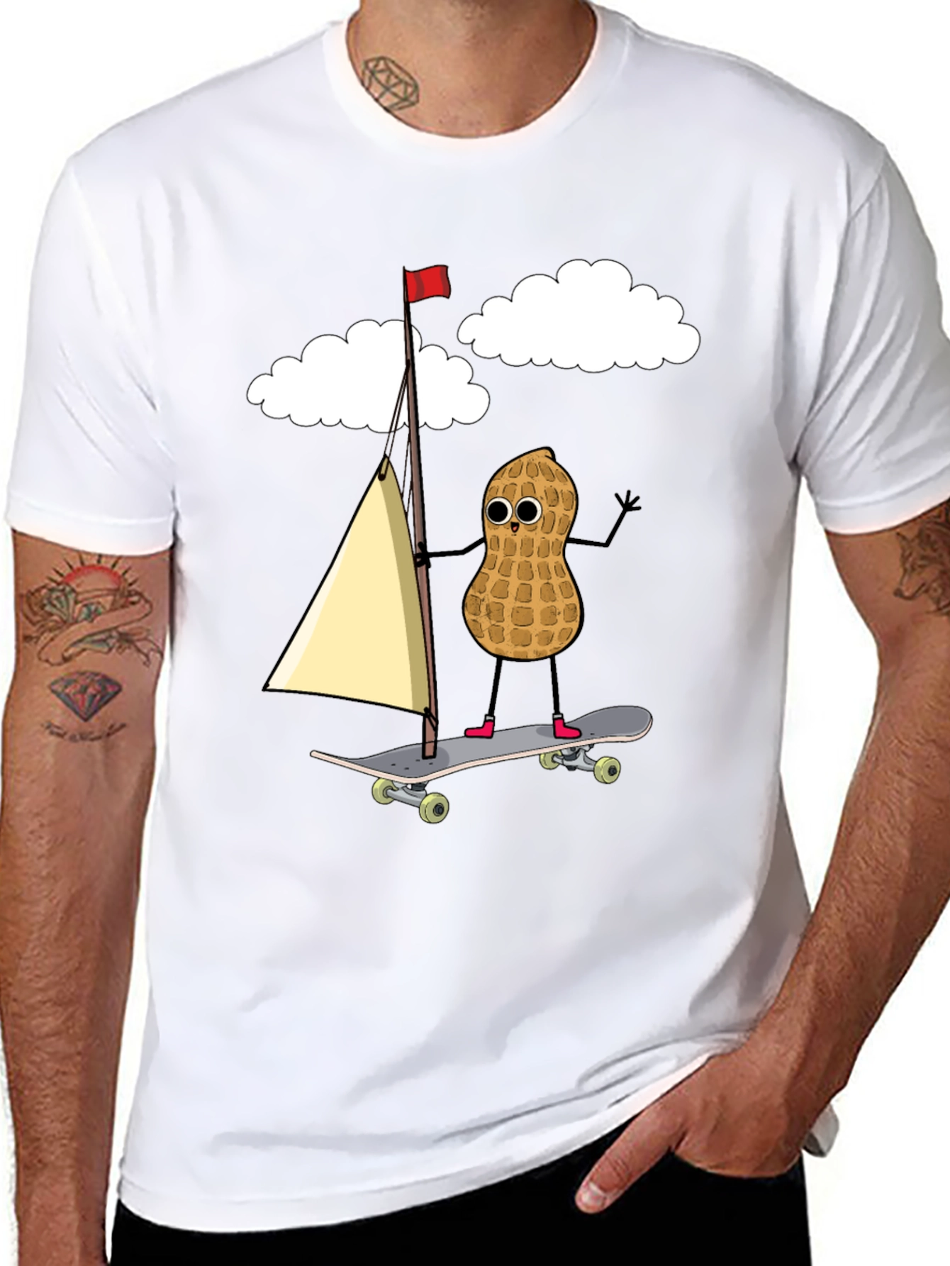 Peanut Skateboarder Graphic Tee
