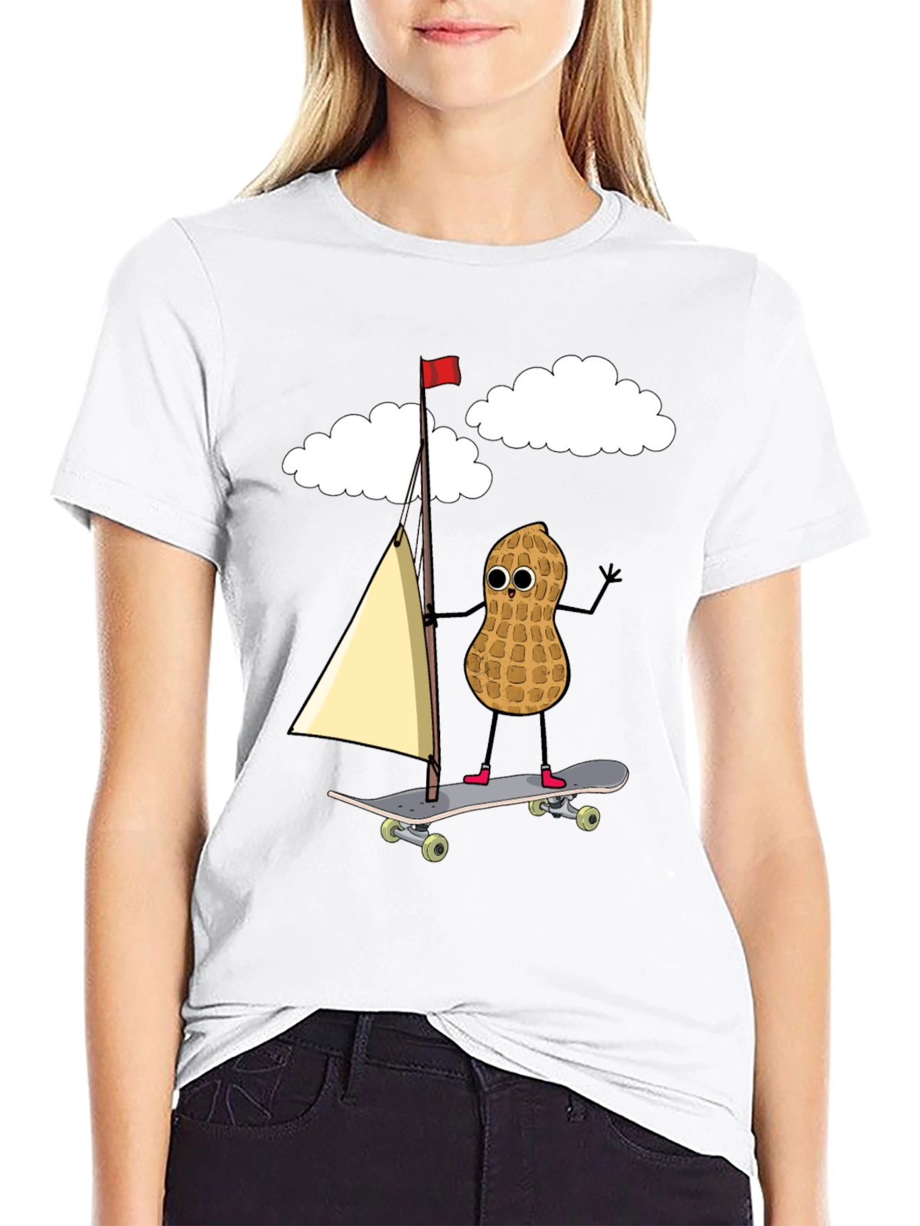 Peanut Skateboarder Graphic Tee