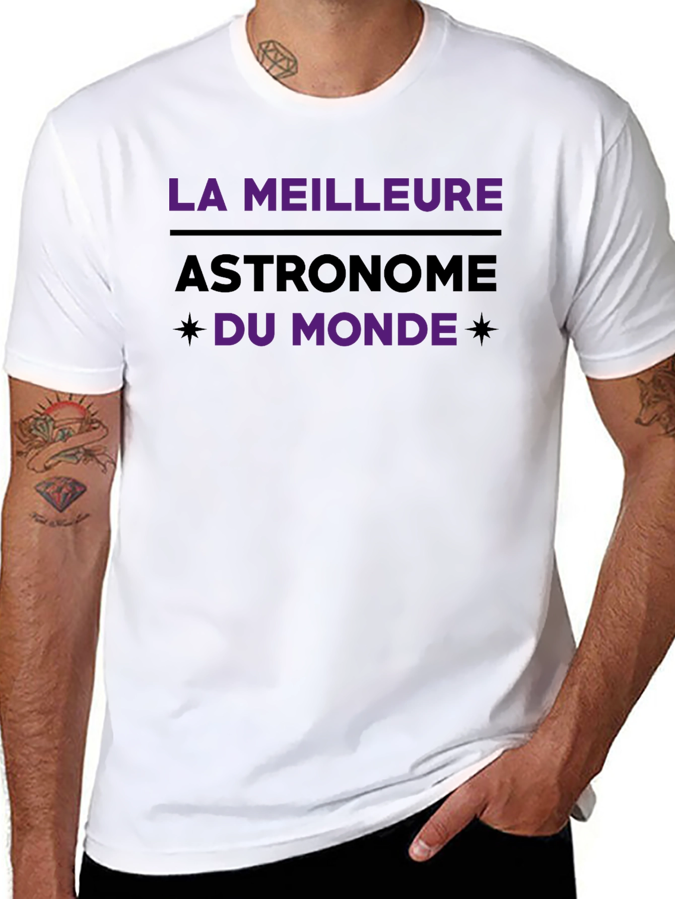 La Meilleure Astronome Tee - Worlds Best Astronomer