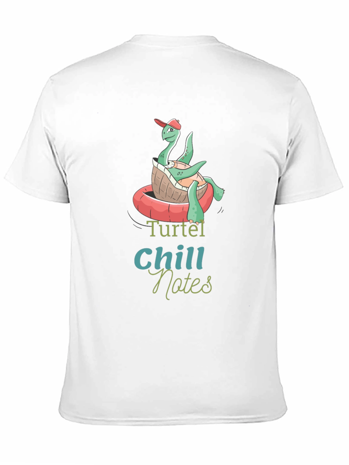 Turtel Chill Notes Black T-Shirt