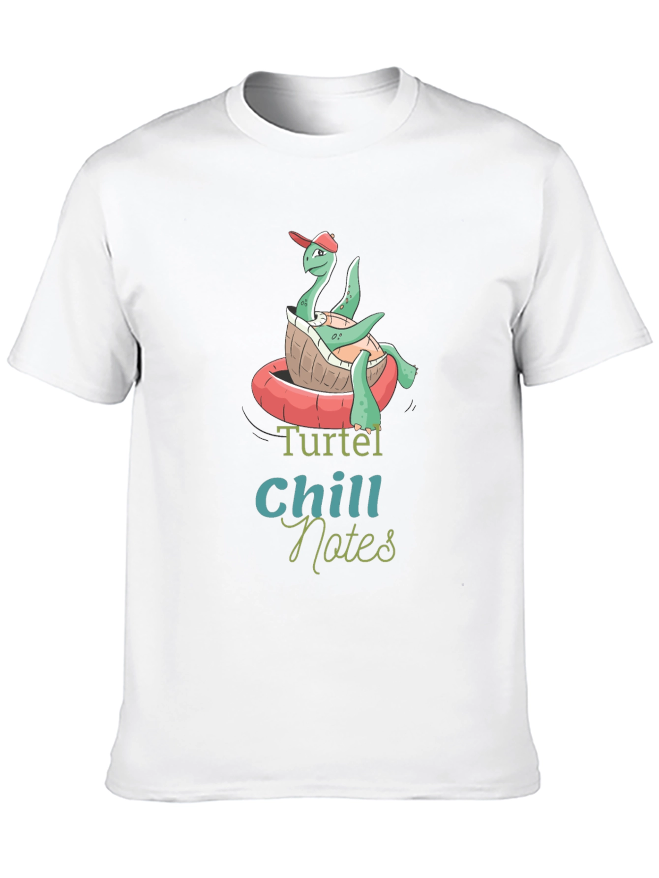 Turtel Chill Notes Black T-Shirt