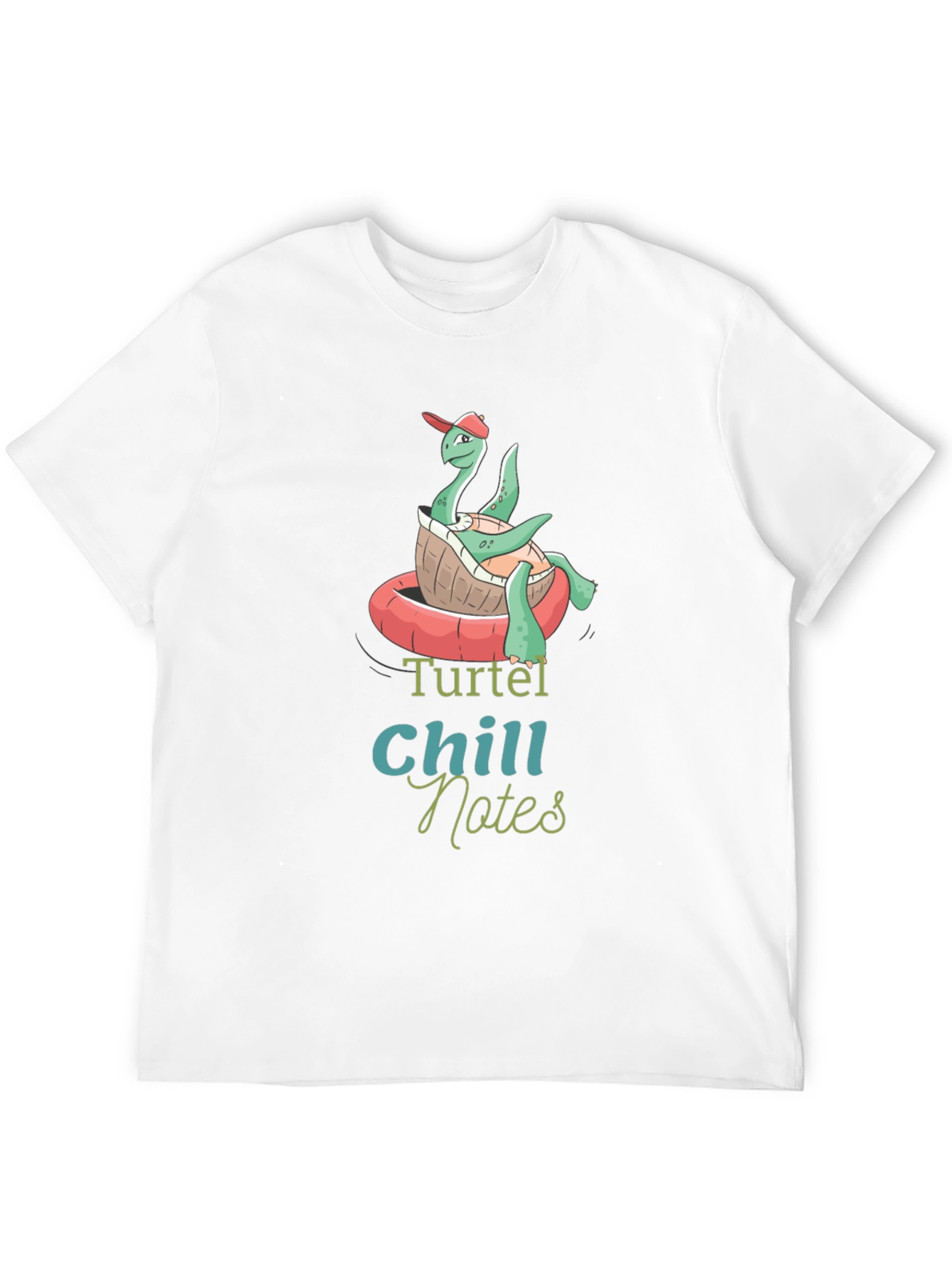 Turtel Chill Notes Black T-Shirt