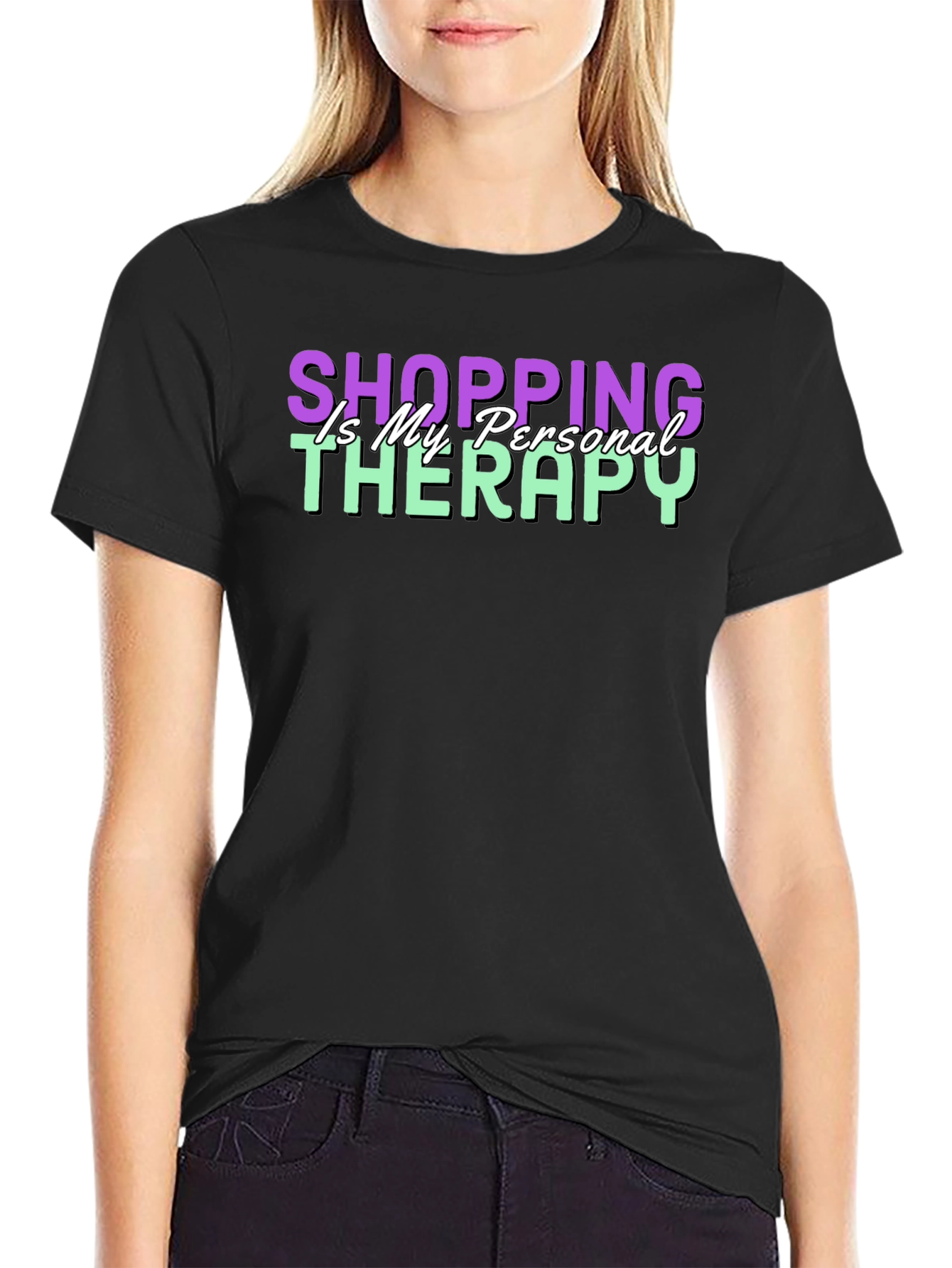 Shopping is My Therapy Tee