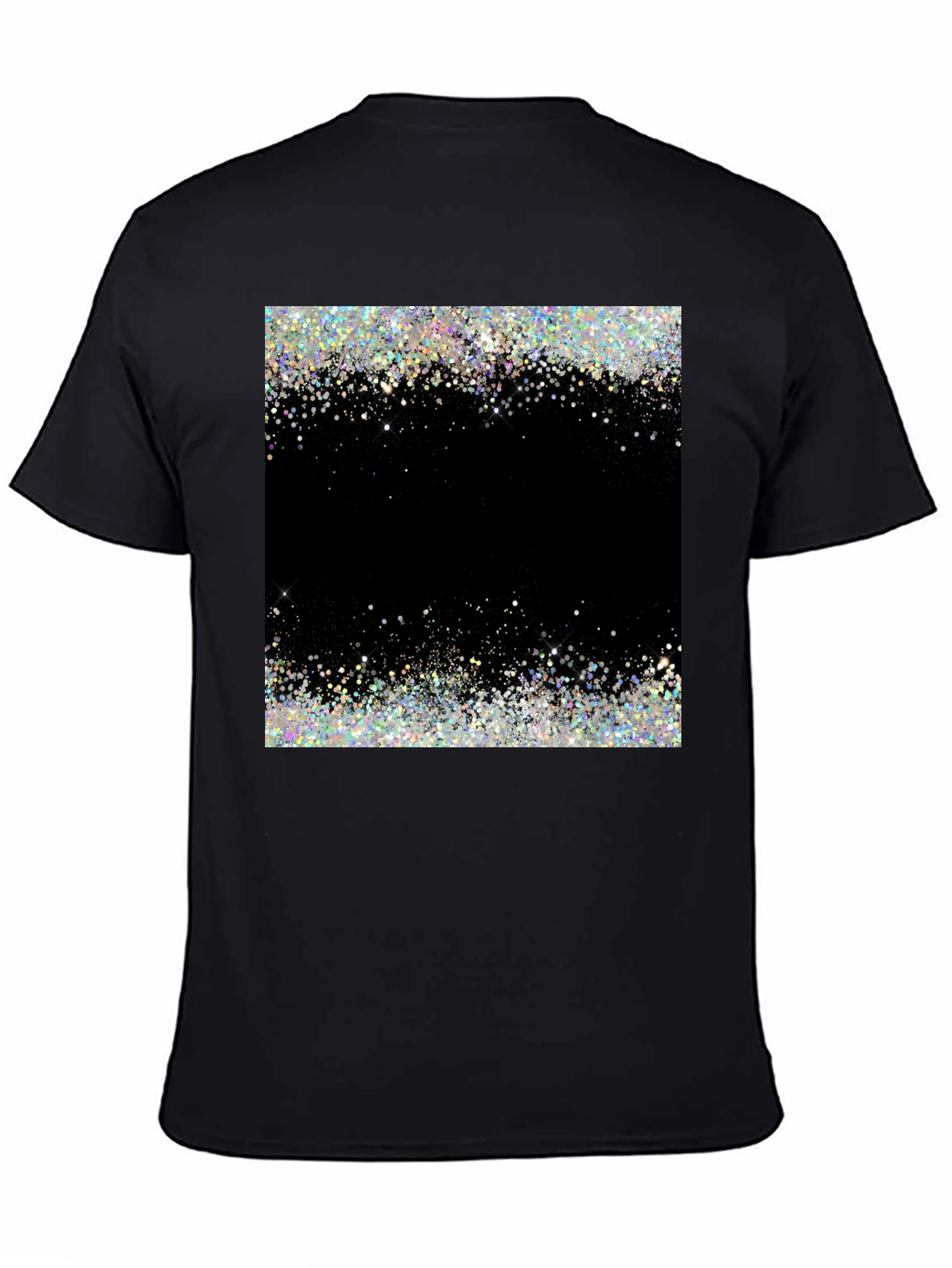 Sparkling Galaxy Black T-Shirt