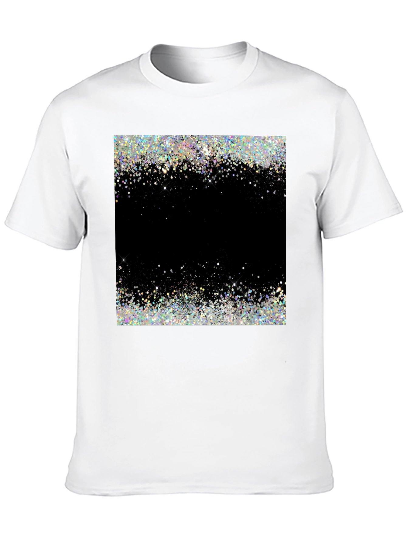 Sparkling Galaxy Black T-Shirt