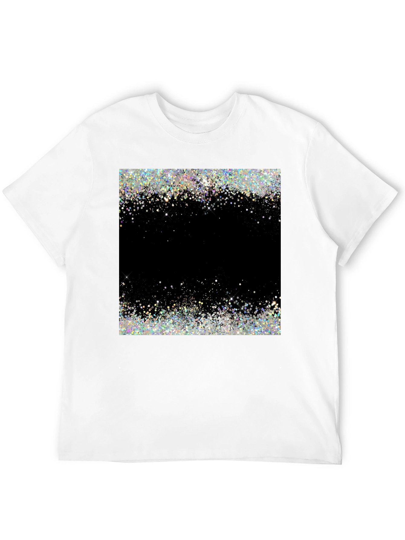 Sparkling Galaxy Black T-Shirt