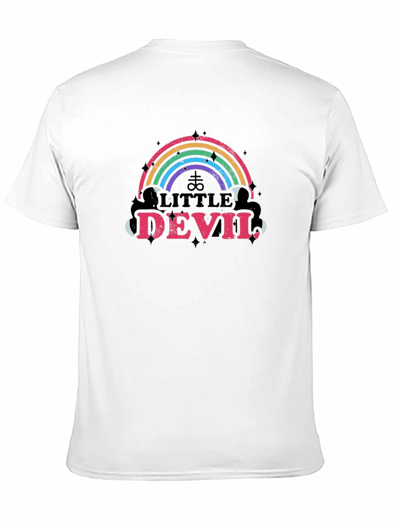 Little Devil Rainbow Graphic T-Shirt