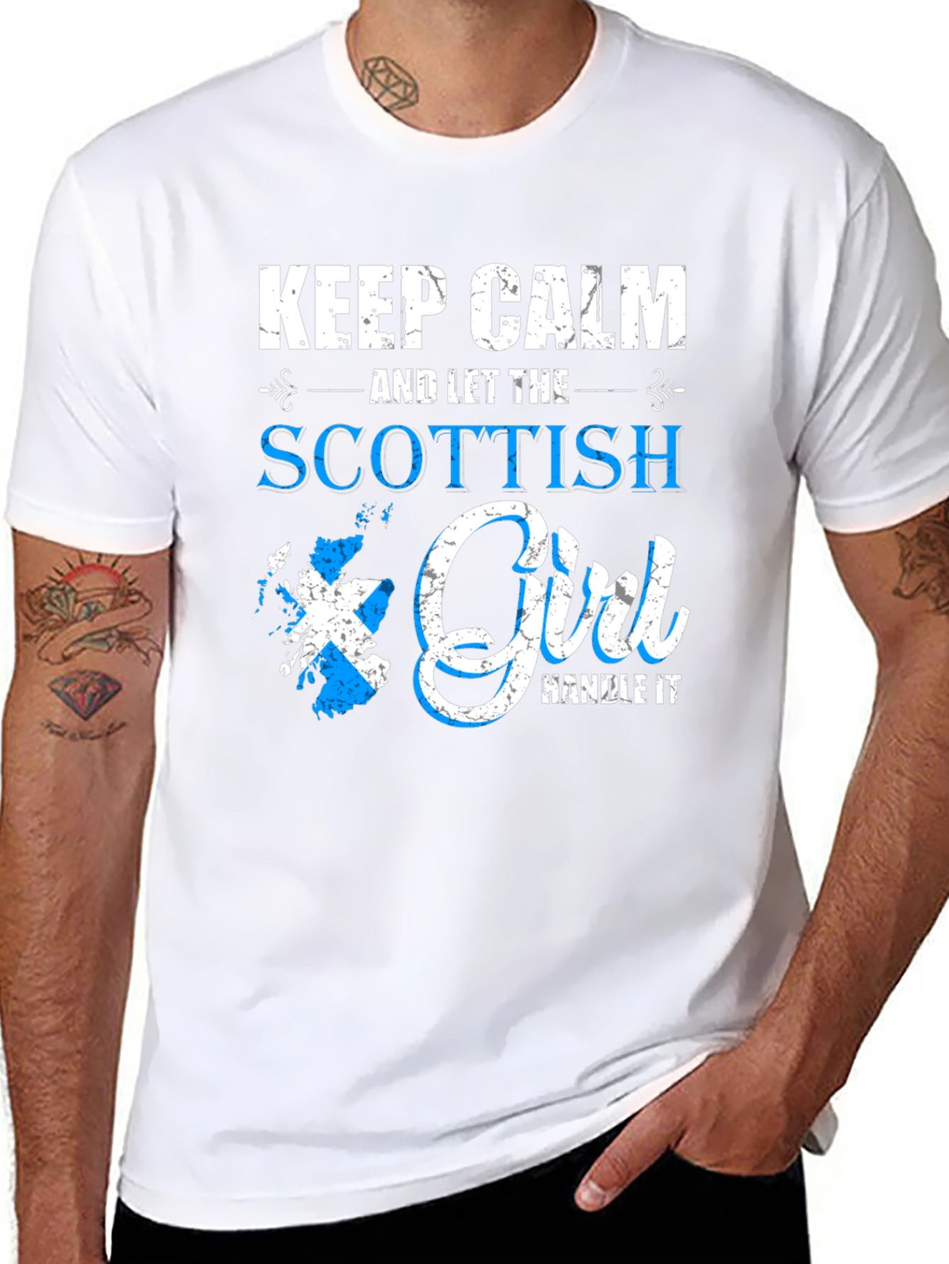 Keep Calm Scottish Girl T-Shirt