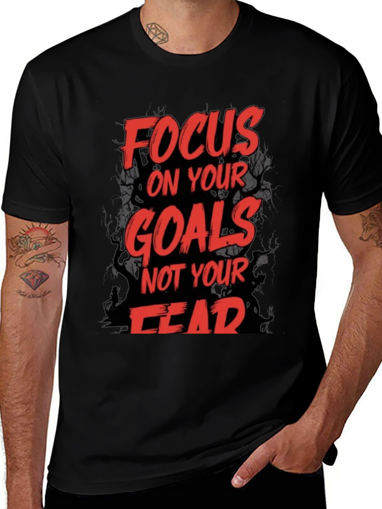 Focus on Goals Graphic T-Shirt