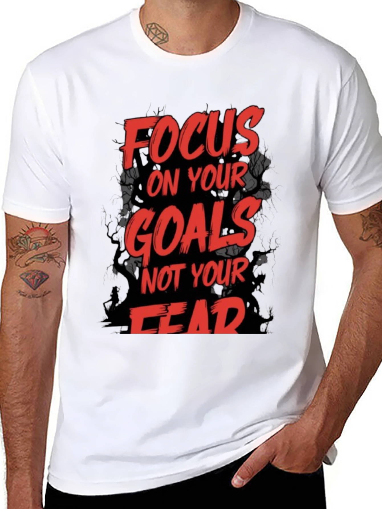 Focus on Goals Graphic T-Shirt