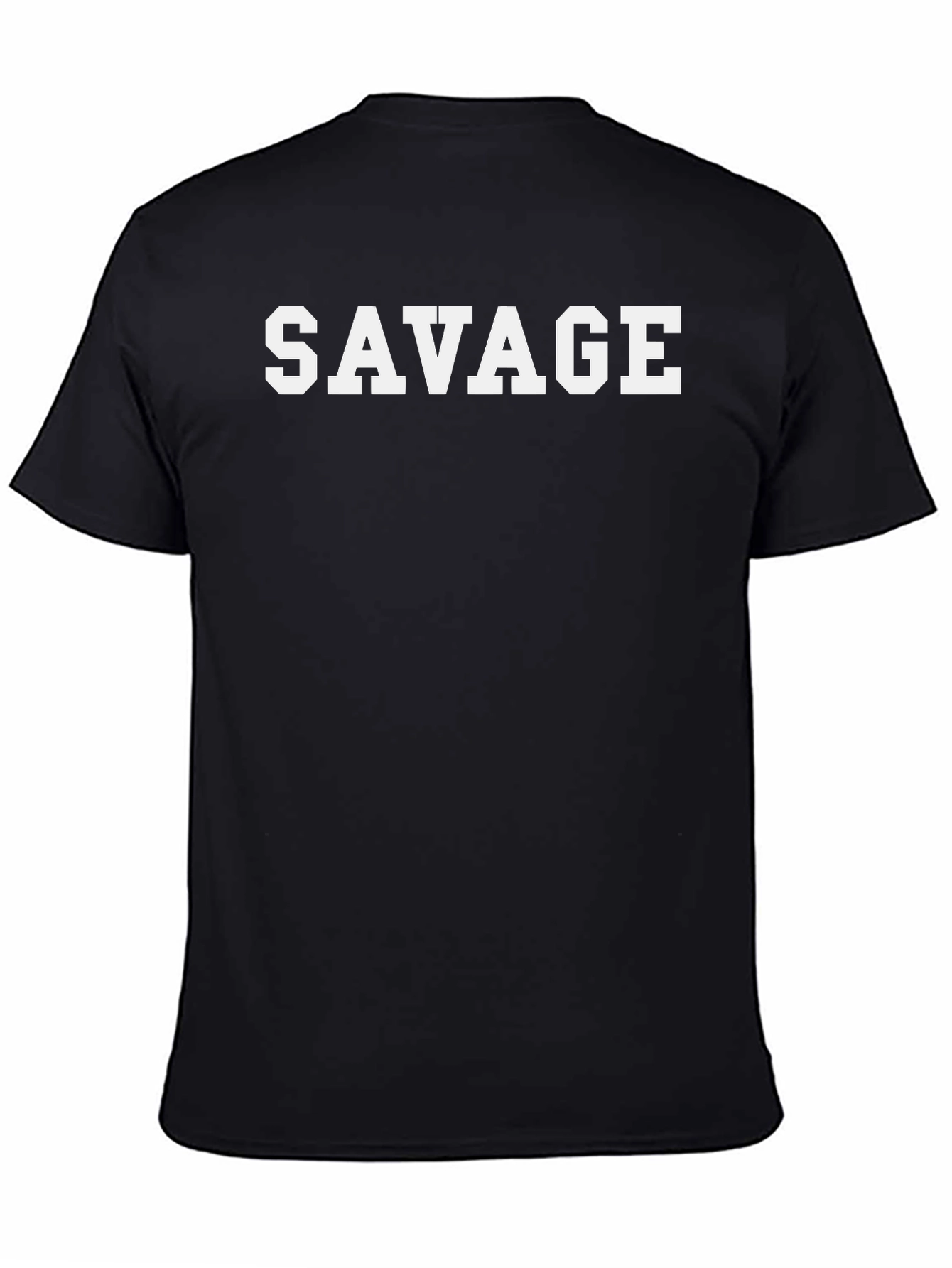 Savage Graphic Print Crew Neck T-Shirt
