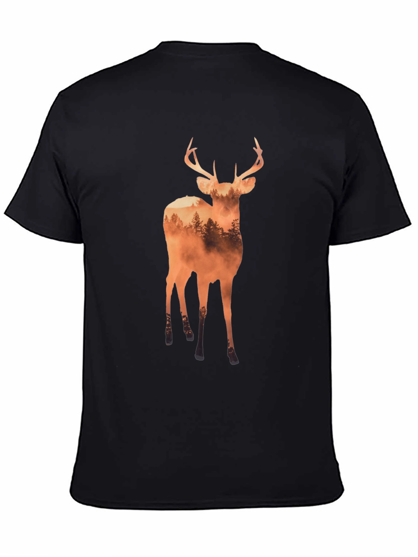 Deer Forest Graphic Tee - Nature Inspired T-Shirt