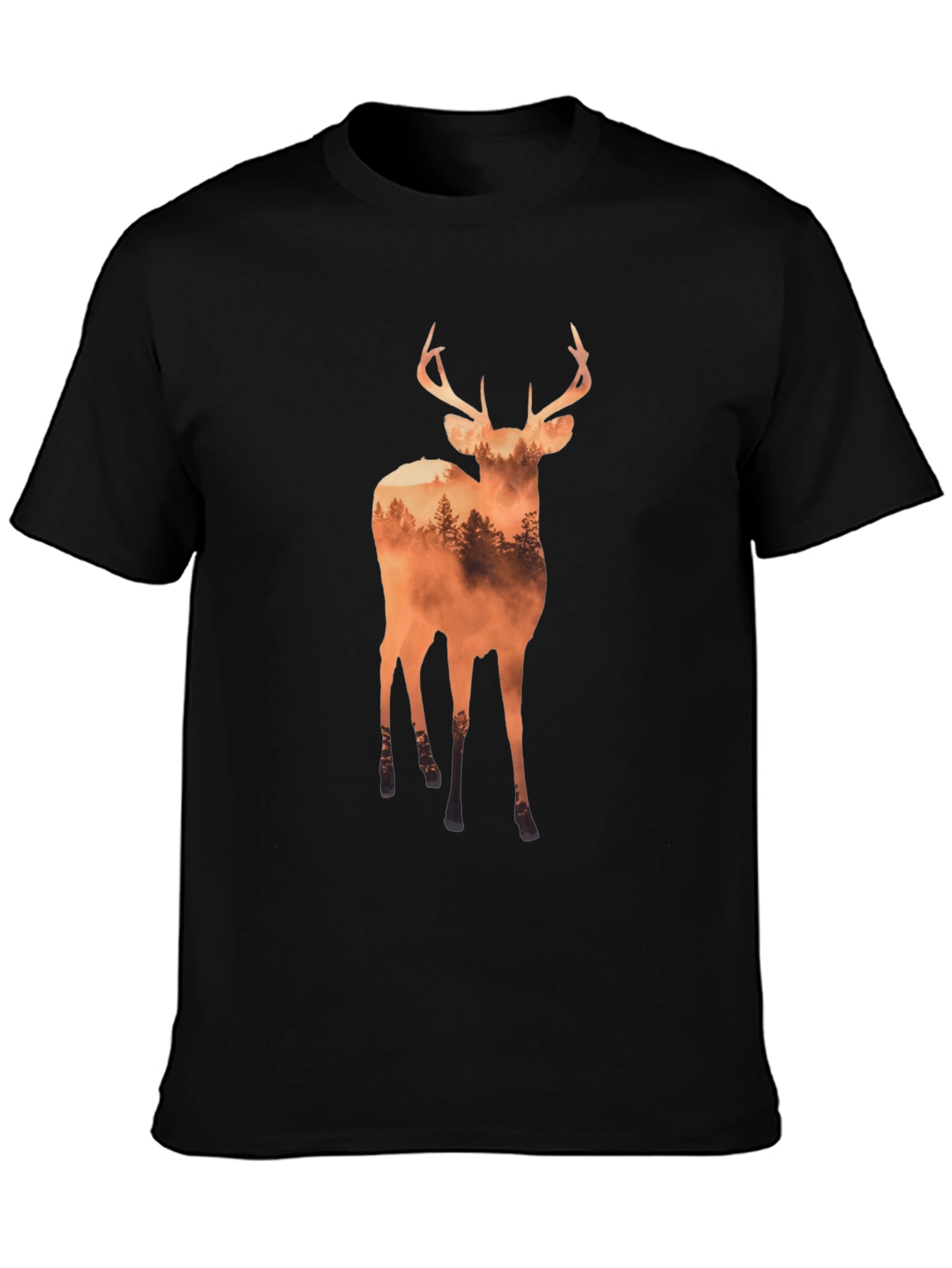 Deer Forest Graphic Tee - Nature Inspired T-Shirt