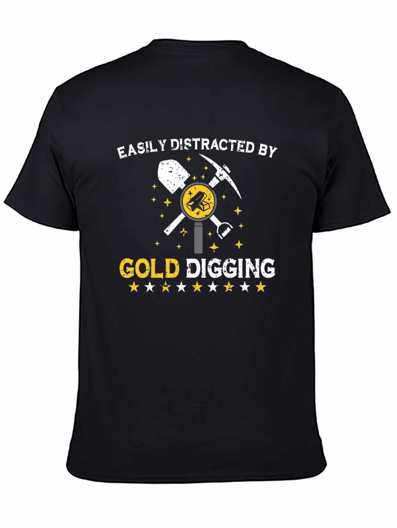 Easily Distracted by Gold Digging T-Shirt