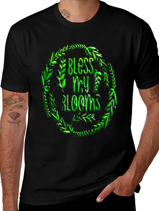 Bless My Blooms Graphic T-Shirt - Black
