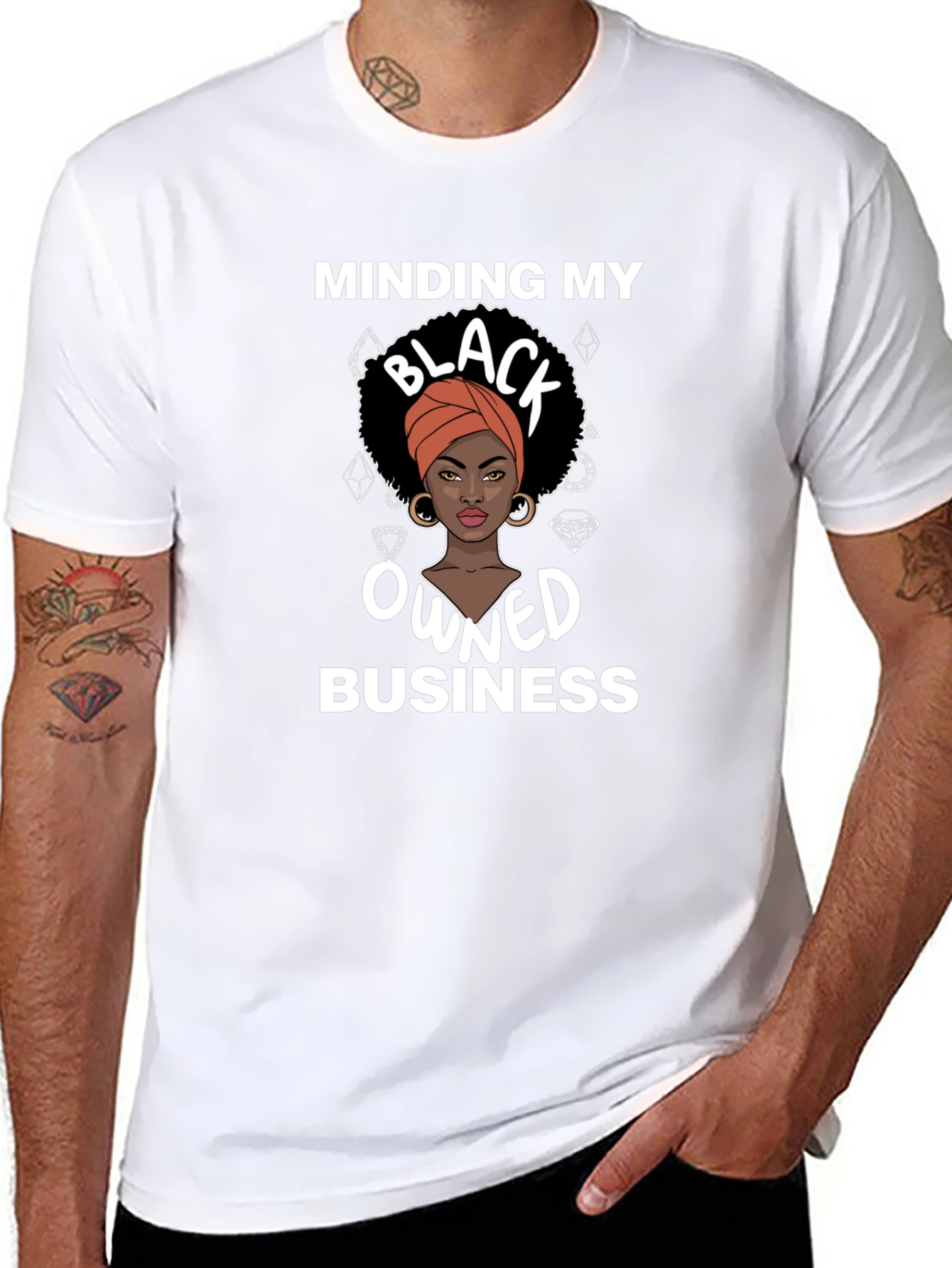 Minding My Black Owned Business Graphic Tee