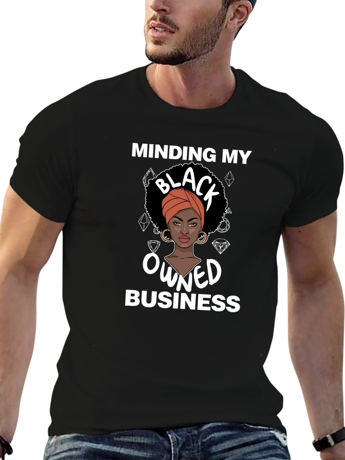 Minding My Black Owned Business Graphic Tee
